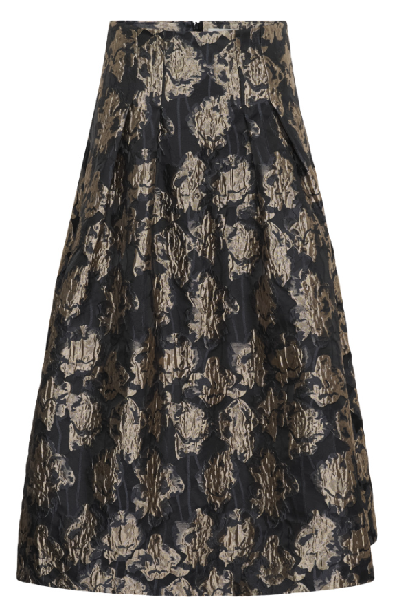 YanceIW Skirt Flower Jacquard