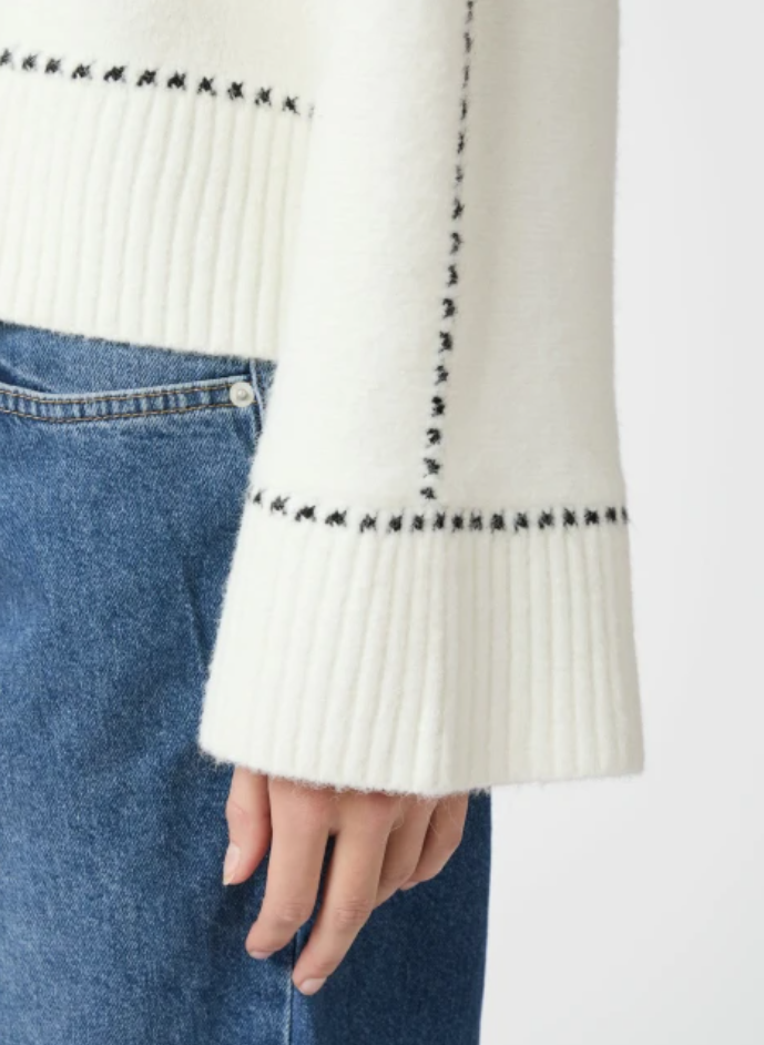 Roeme Knit Stitch Blouse