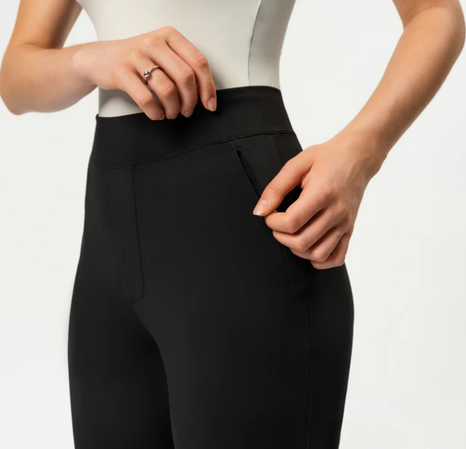 Asana Slim Pant Black