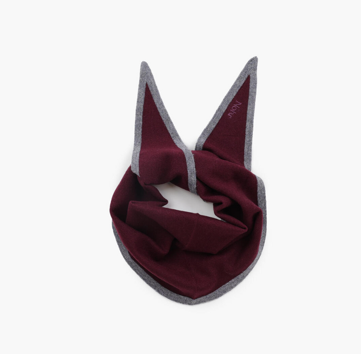 Nohr Lara Duo Wool Cashmere Triangle Burgund