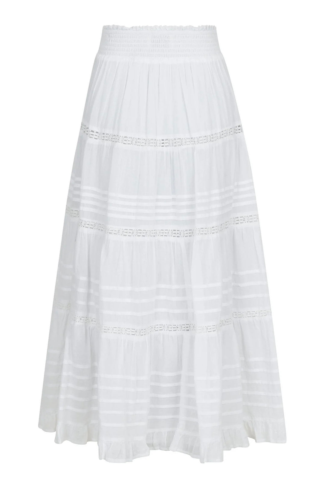 Felicia S Voile Skirt White