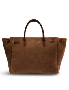 Lykke Shearling Bag Brown