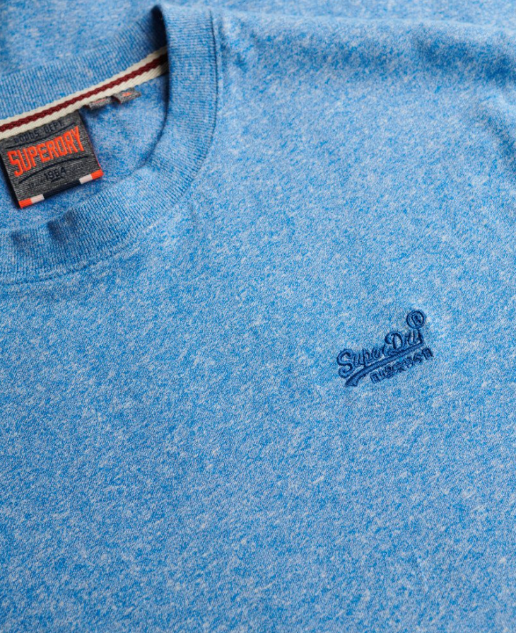 Essential Logo Emb Tee Bright Blue Grit