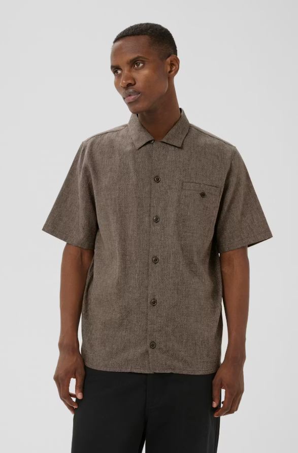 MAFlint Heritage Shirt Chocolate Brown