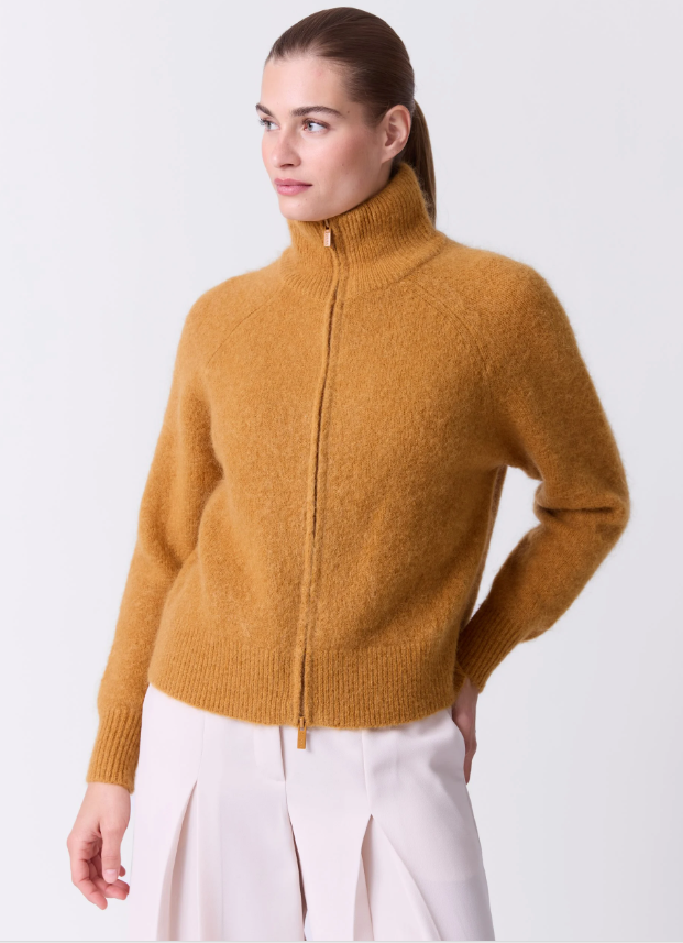 Carmela Cardigan Mustard Gold