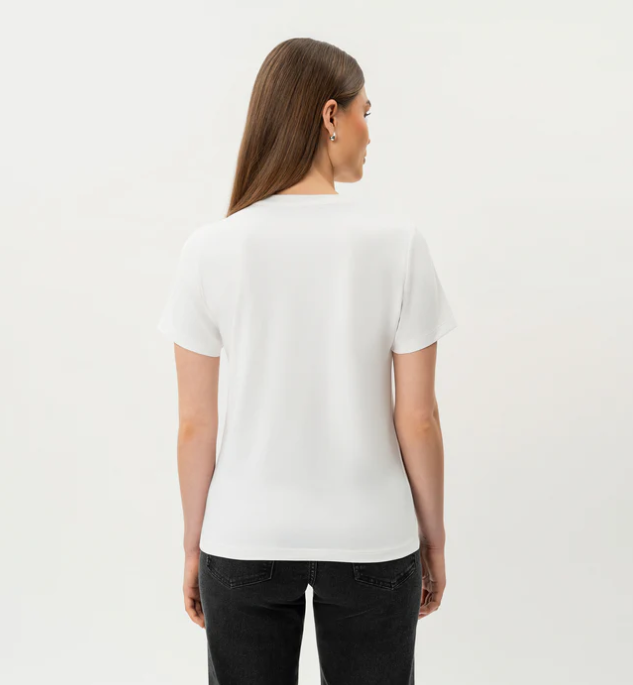 Fitted Pima T-Shirt White
