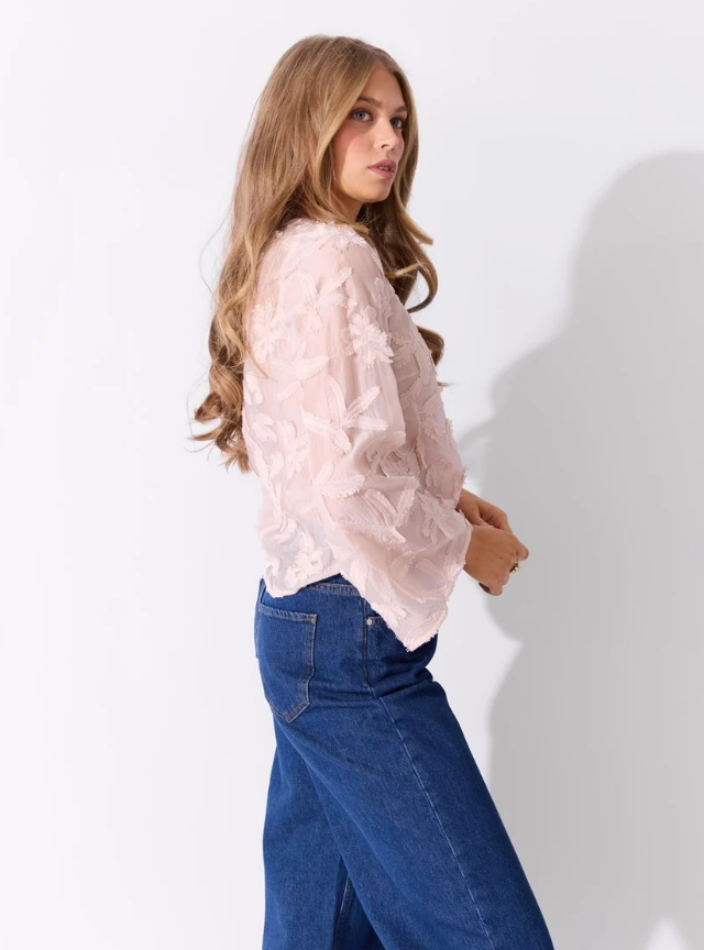 Isadora Bluse Mauve Pink