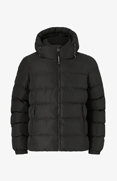 Hooded Sports Puffer Jacket