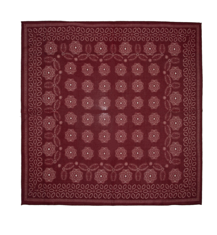 Skjerf Delikat Mønster Ull