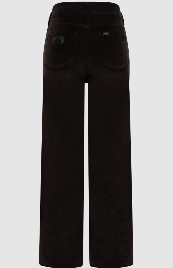 Palazzo Mistral Shiny Cord Chocolate Brown