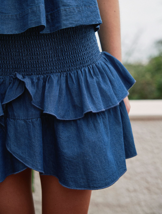 Carin Denim Skjørt