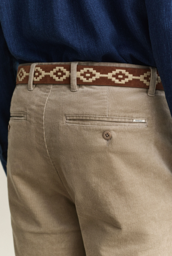 Regular Cord Chinos Mist Taupe
