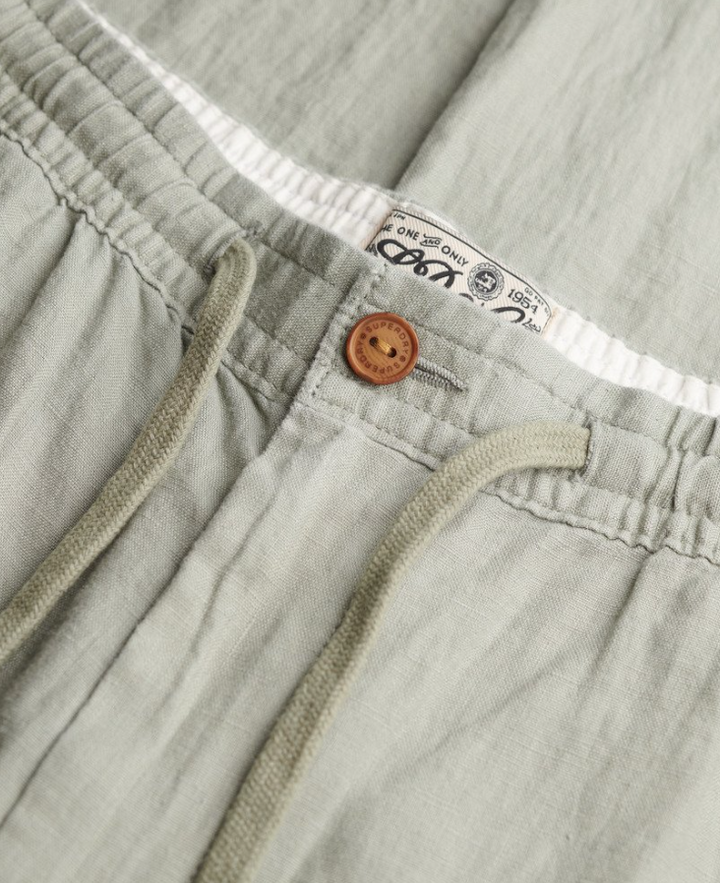 Merchant Linen Pant Bay Green
