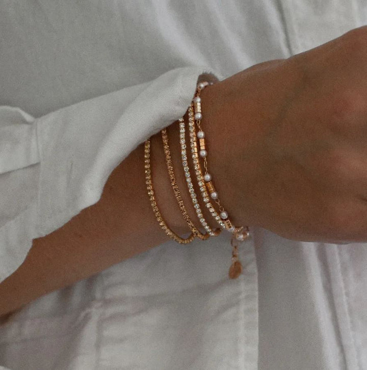 Pearl chain bracelet