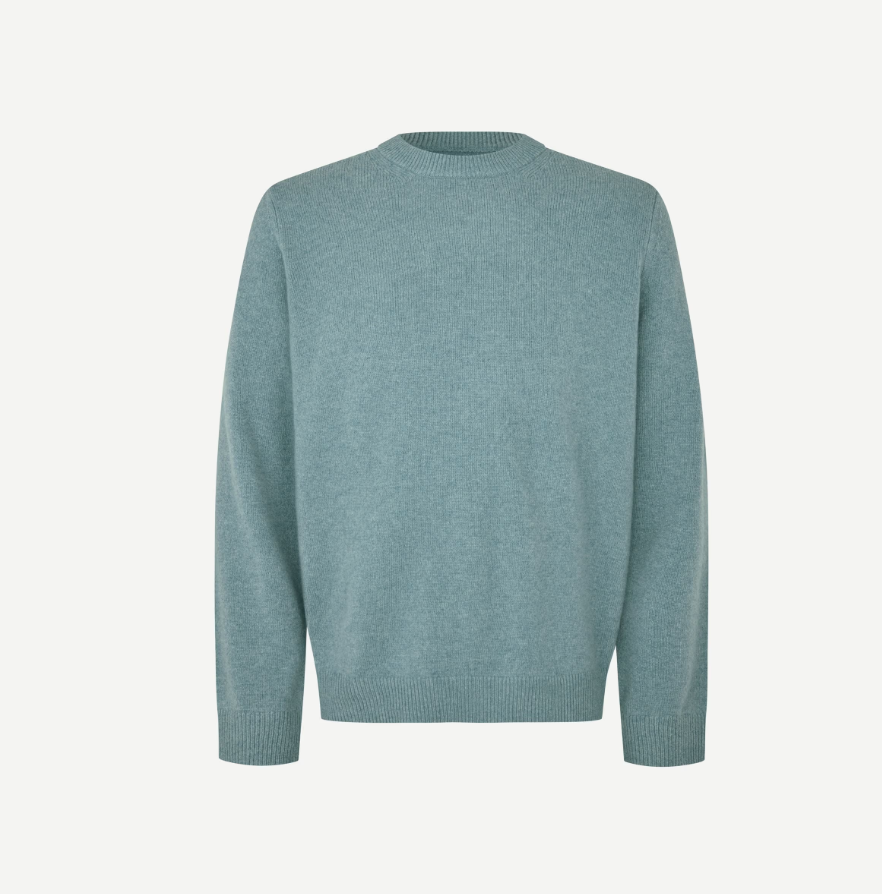 Isak Knit Sweater 15010 Stormy Sea