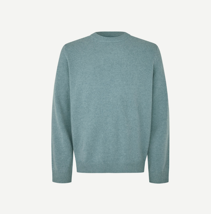 Isak Knit Sweater 15010 Stormy Sea