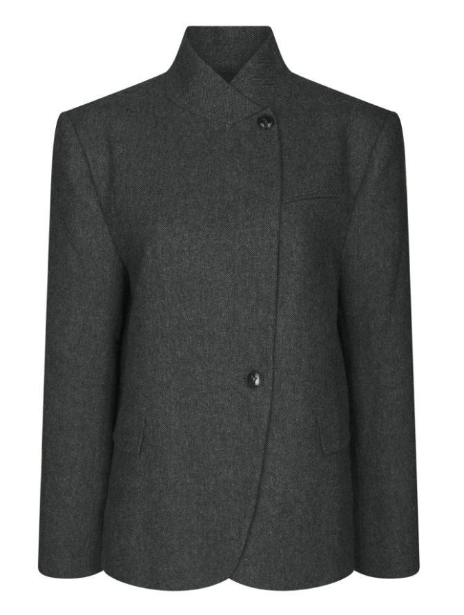Nerine Structure Twill Blazer Antracit
