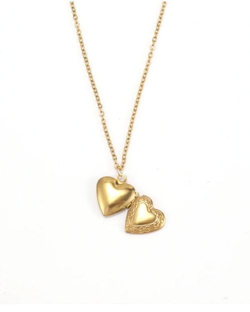 Vera Heart Locket Necklace