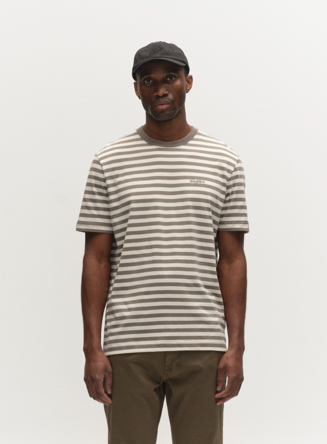 GABdune Logo Stripes Castor Grey