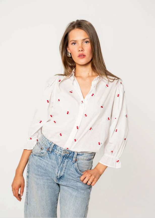 Amy Shirt Cherry