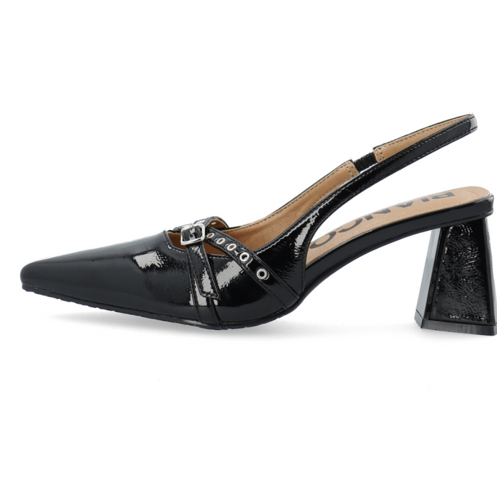Biamaralyn Buckle Slingback Faux Leather