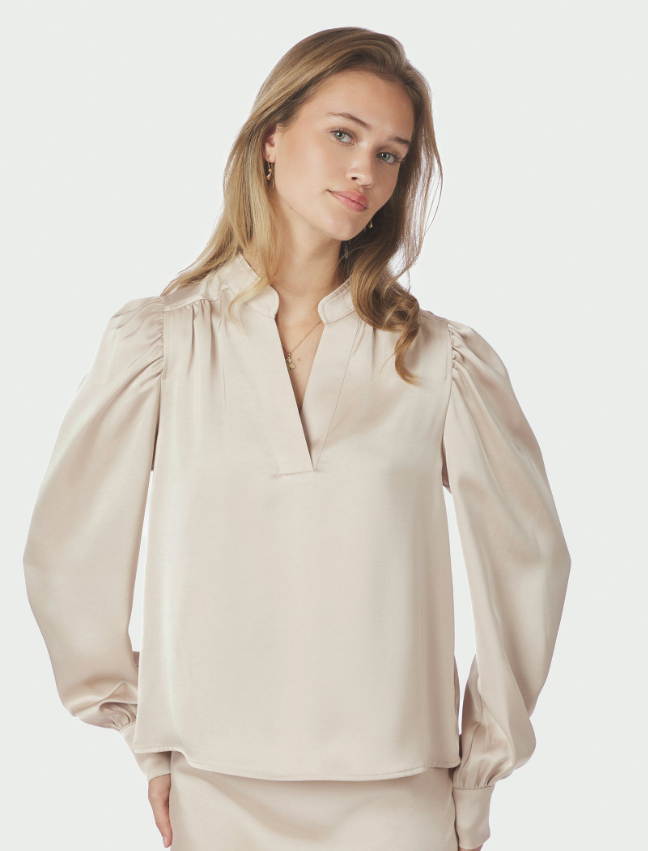Rosslyn Heavy Sateen Blouse