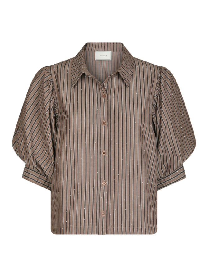 Etta Soft Stripe Stone Shirt
