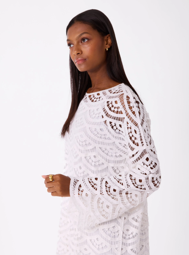 Patchouli Kjole Bright White