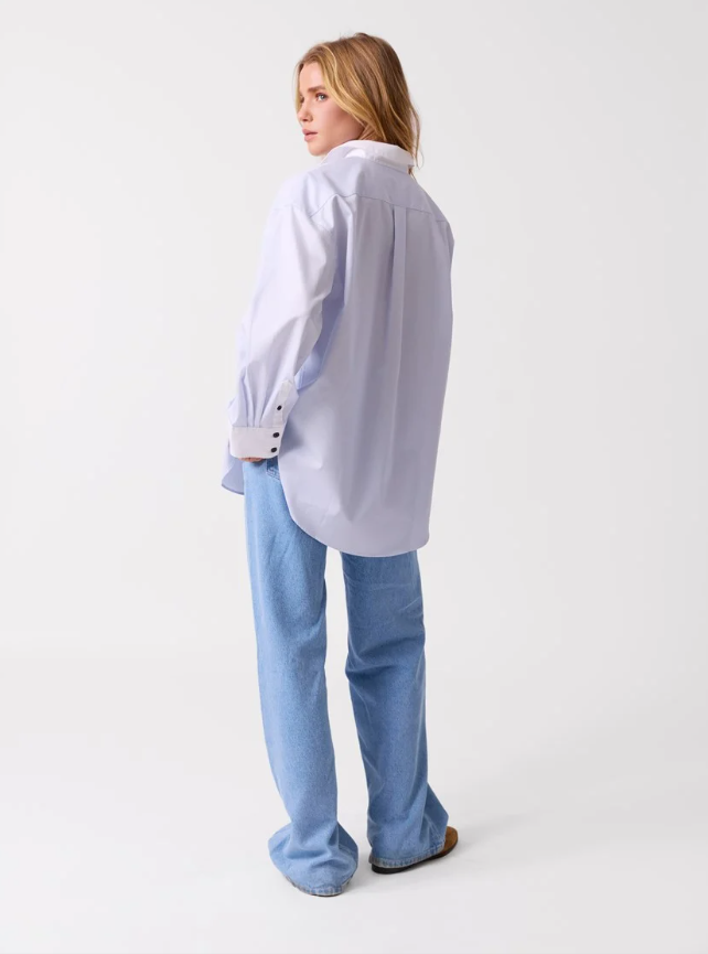 Lulu Skjorte Chambray Blue