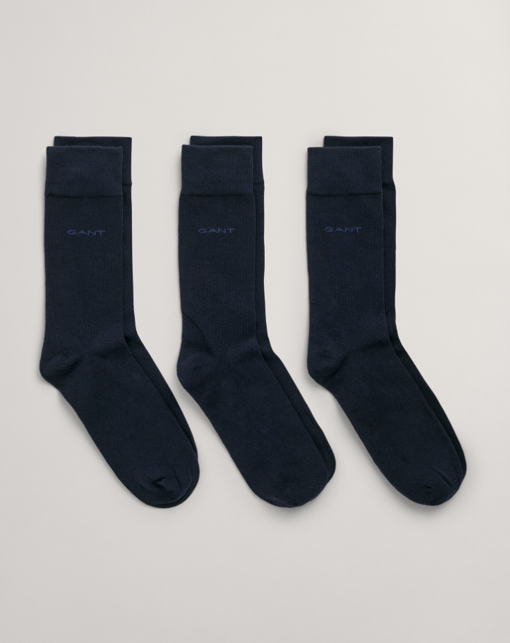 Soft Cotton Socks 3-Pack