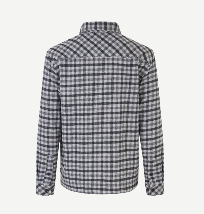 Sacastor X O Overshirt 14089 Grey Melange Ch.