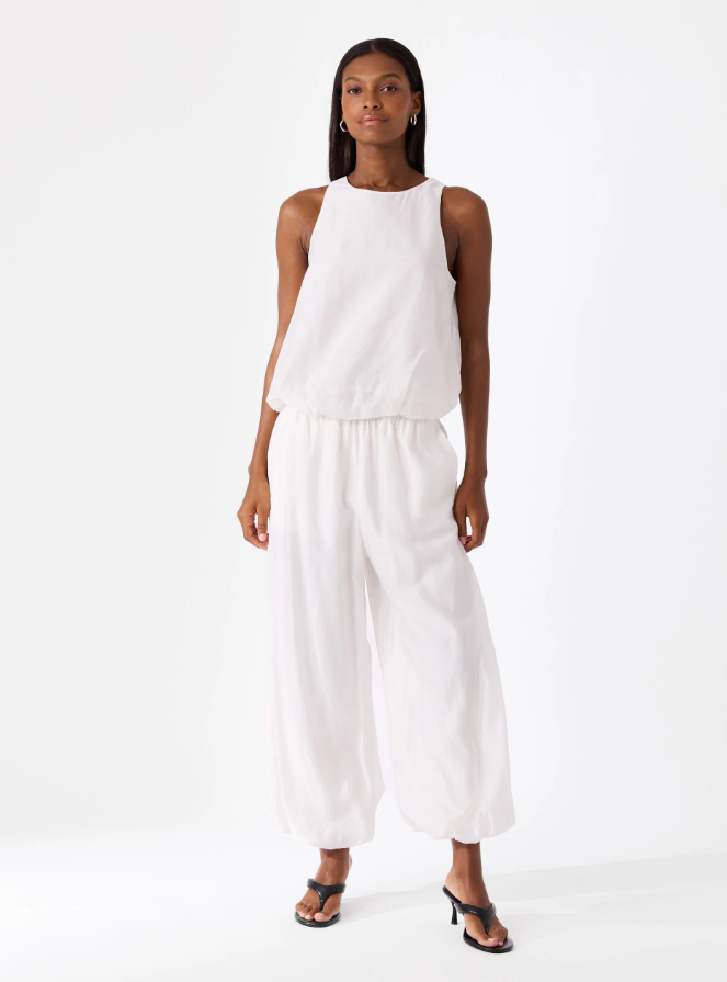 Peach Topp Bright White