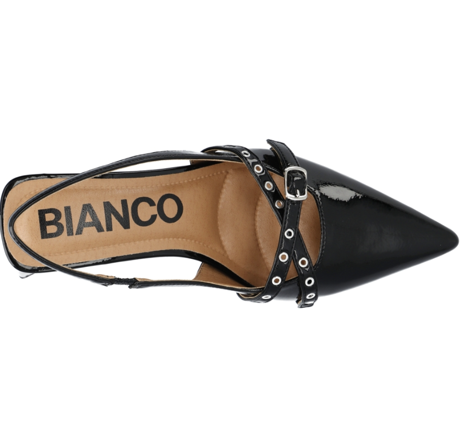 Biamaralyn Buckle Slingback Faux Leather