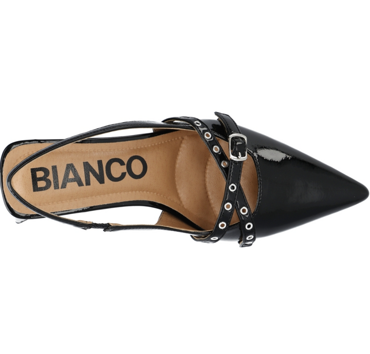 Biamaralyn Buckle Slingback Faux Leather