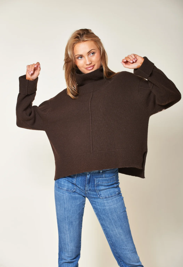 Eyre Sweater Dark Brown