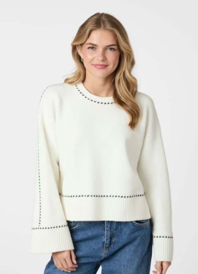 Roeme Knit Stitch Blouse