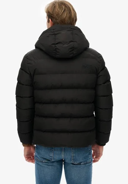 Hooded Sports Puffer Jacket
