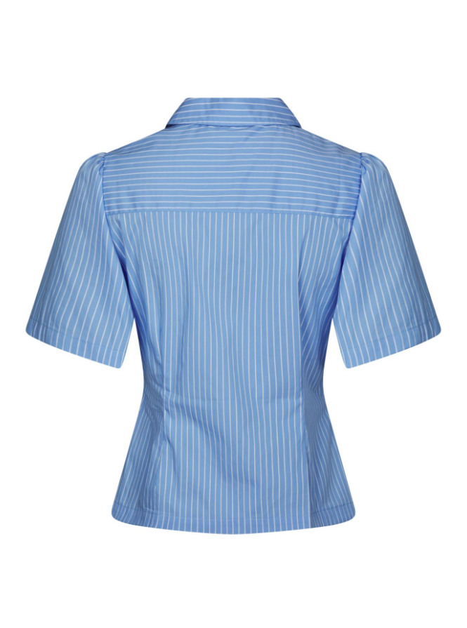 Balara Stripe Poplin Shirt Light Blue