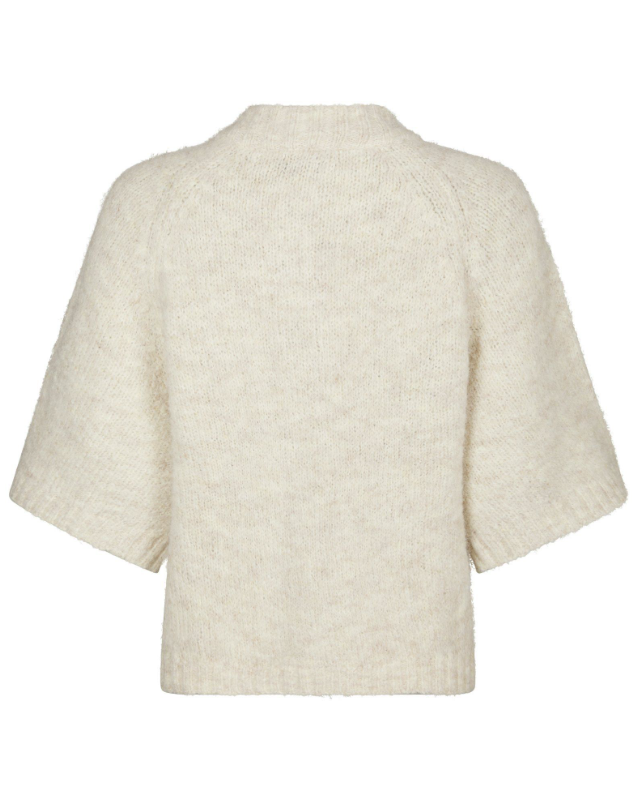 Benuta Fluffy Knit Cardigan Ivory