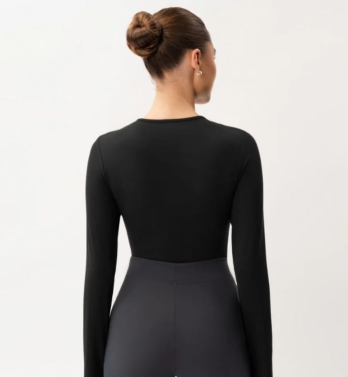 Soft Long-Sleeve T-Shirt Black