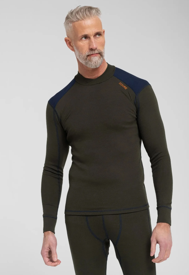 Dovre Folded Collar Baselayer