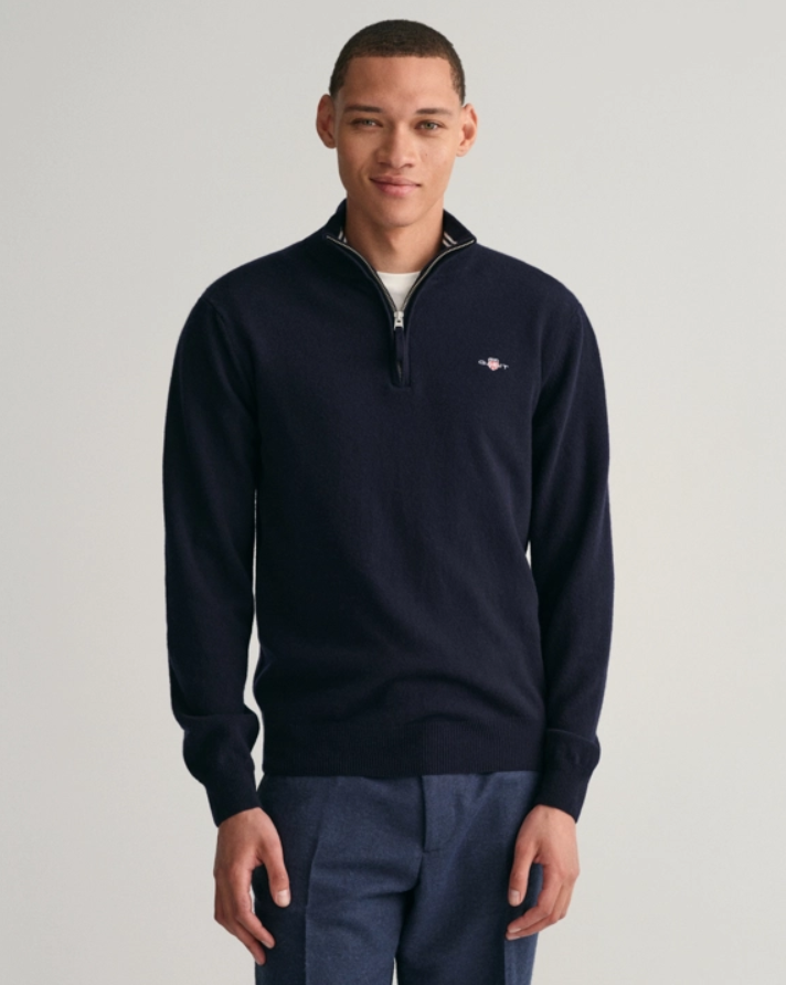 Superfine Lambswool Half Zip