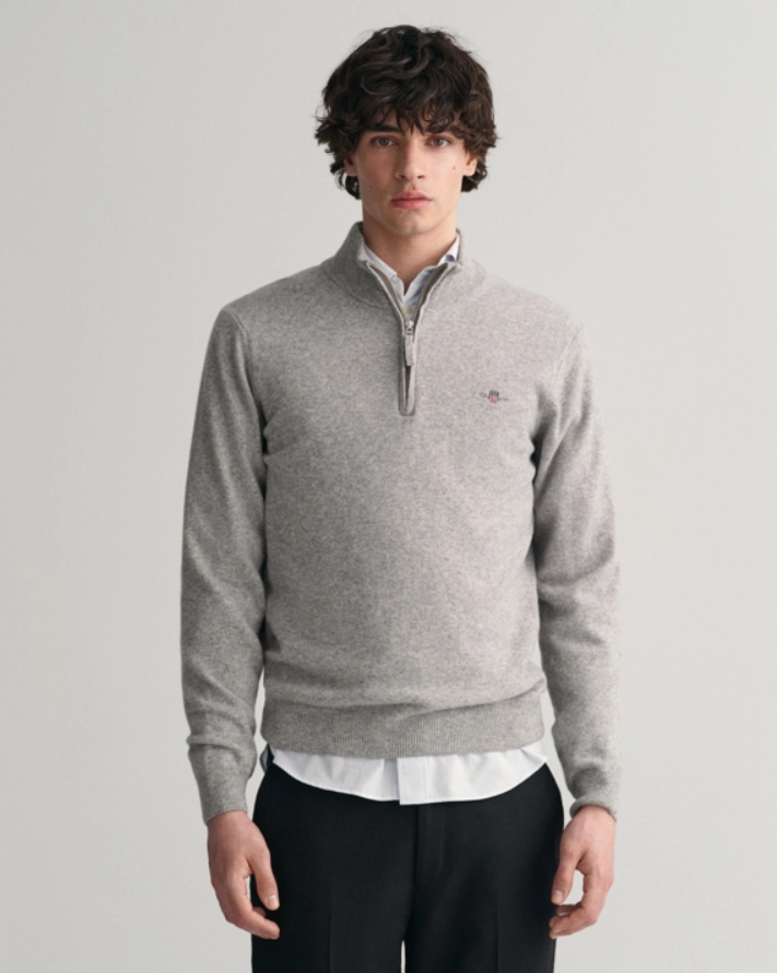 Superfine Lambswool Half Zip