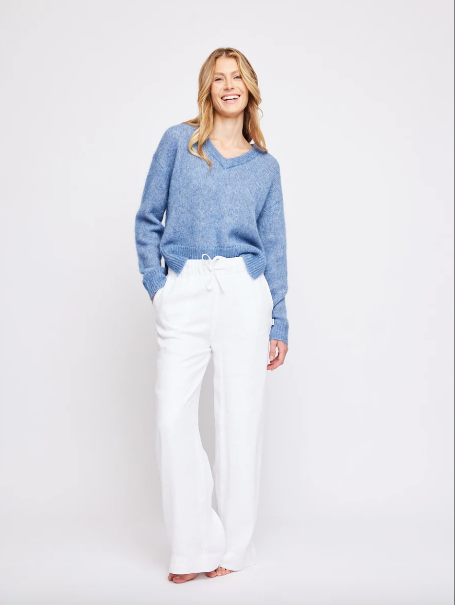 IMMI LINEN PANT WHITE