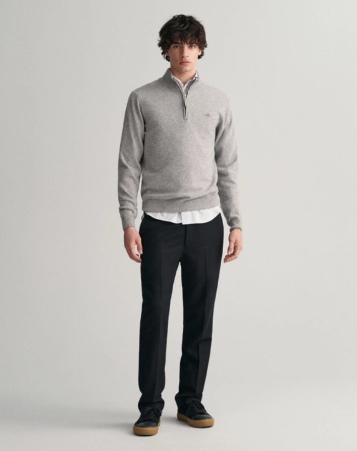 Superfine Lambswool Half Zip