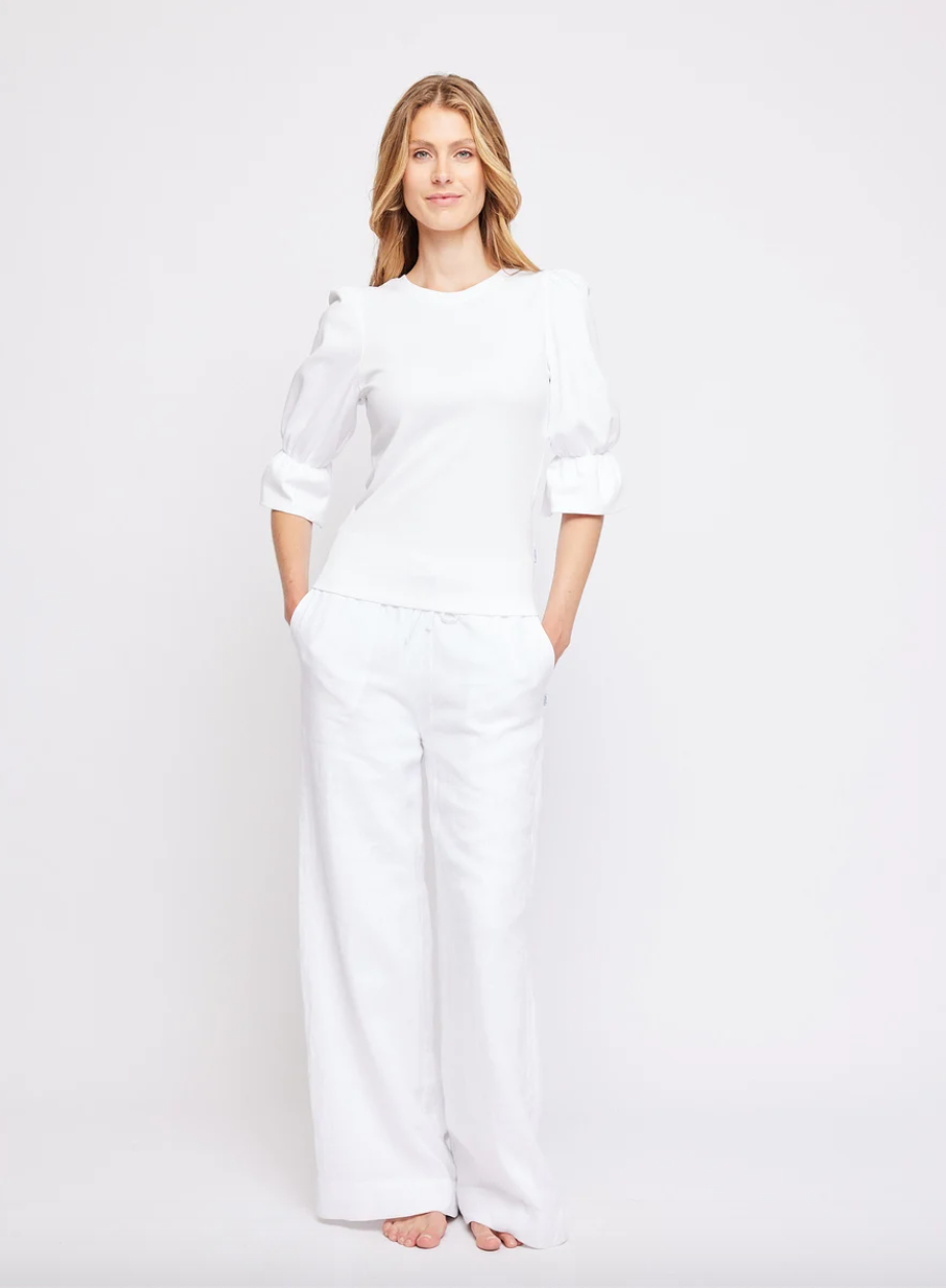 IMMI LINEN PANT WHITE